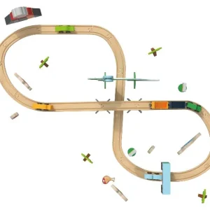 Set de chemin de fer en bois — SKU 558PNNECDE6M6FPFML