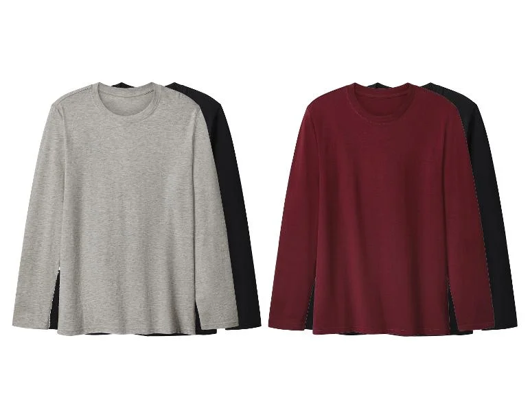 Lot de 2 t-shirts à manches longues homme — SKU EBRHH7TSBFFYLOUUC - Image 4