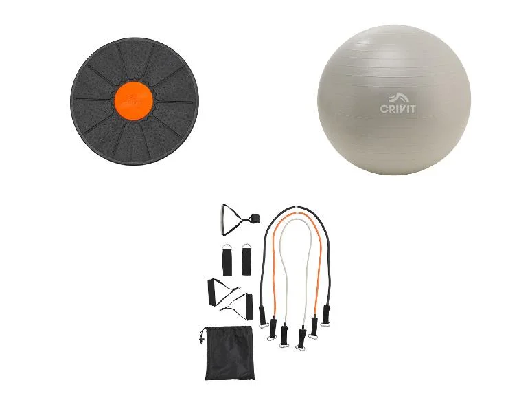 Plateau d’équilibre ou ballon de gymnastique ou bandes de fitness - Image 2