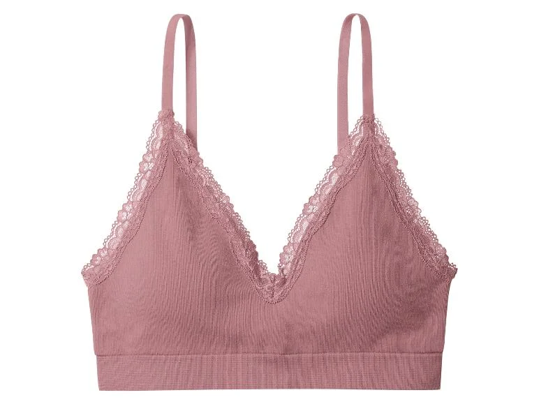 Brassière côtelée à dentelle femme — SKU C2BNE97R0I4B0V84X - Image 4