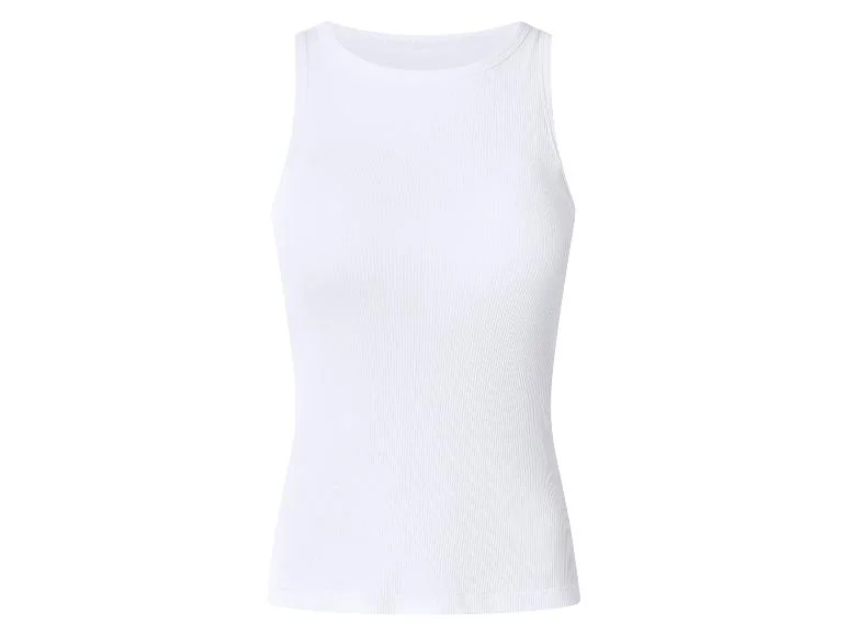 Débardeur côtelé avec soutien-gorge intégré femme - Image 4