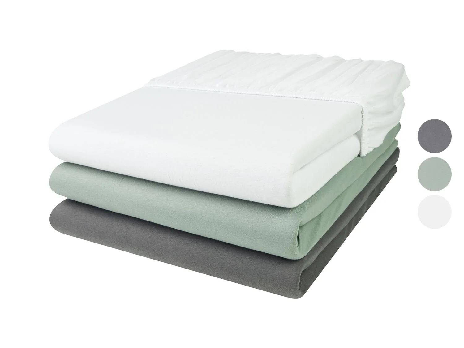 Drap-housse en jersey, 180 x 200 cm - Image 2