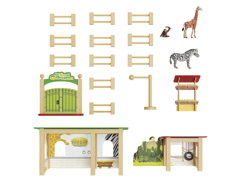 Set animaux en bois - Image 3