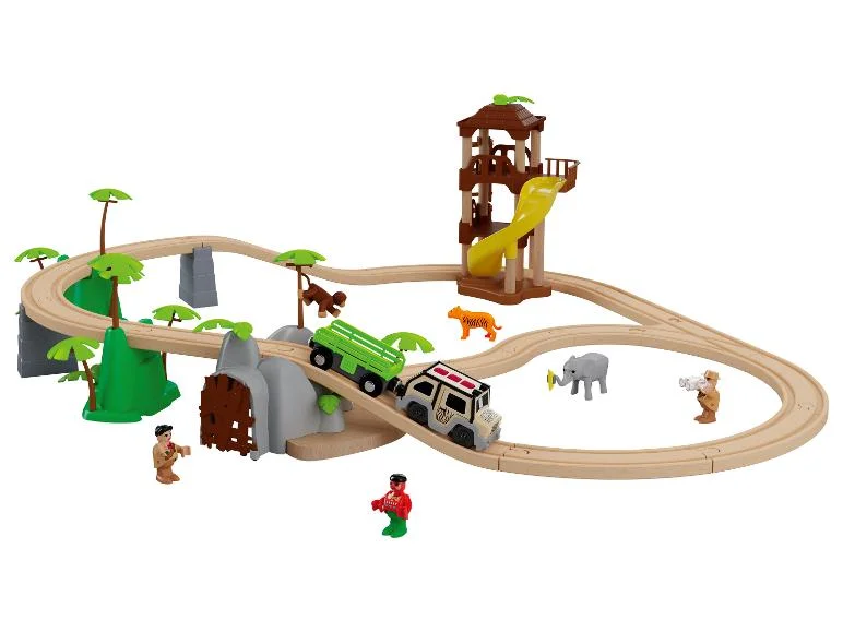 Set de chemin de train en bois - Image 12