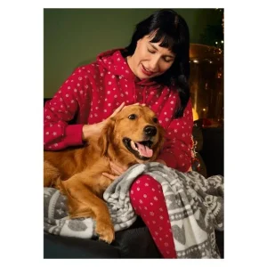 Pantalon motif de noël femme