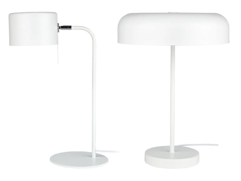 Lampe de table, 1 ou 2 ampoules, blanc mat - Image 6