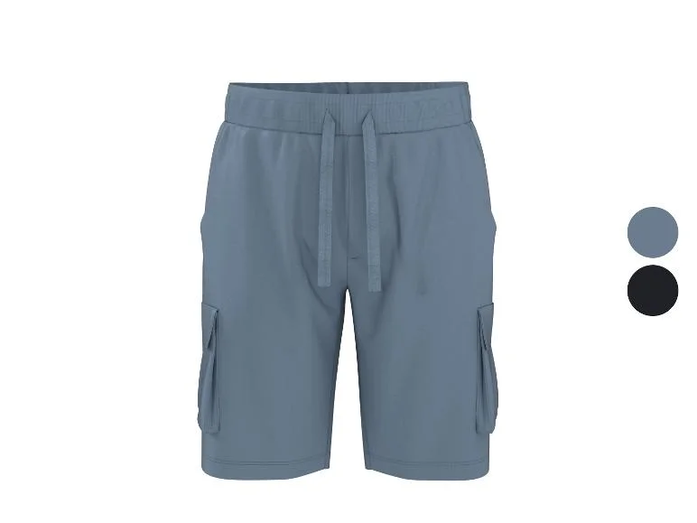 Short molletonné cargo homme