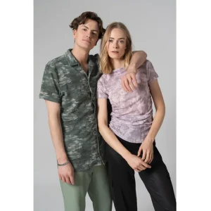 T-shirt femme en maille avec imprimé serpent femme
