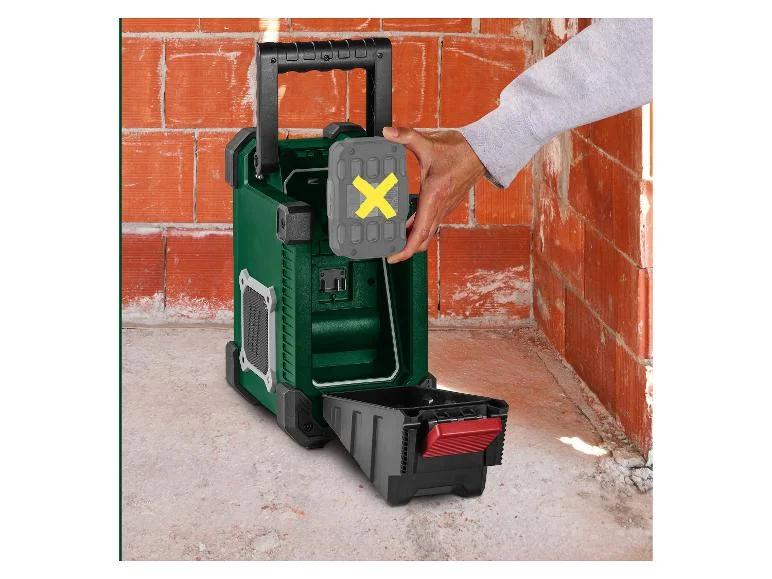 Radio de chantier sans fil PBR 10 A1, 20V / 12V - Image 2