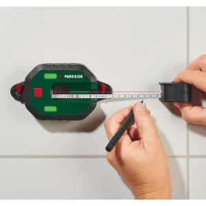 Niveau à bulle laser avec mètre ruban PLLM 10 A1