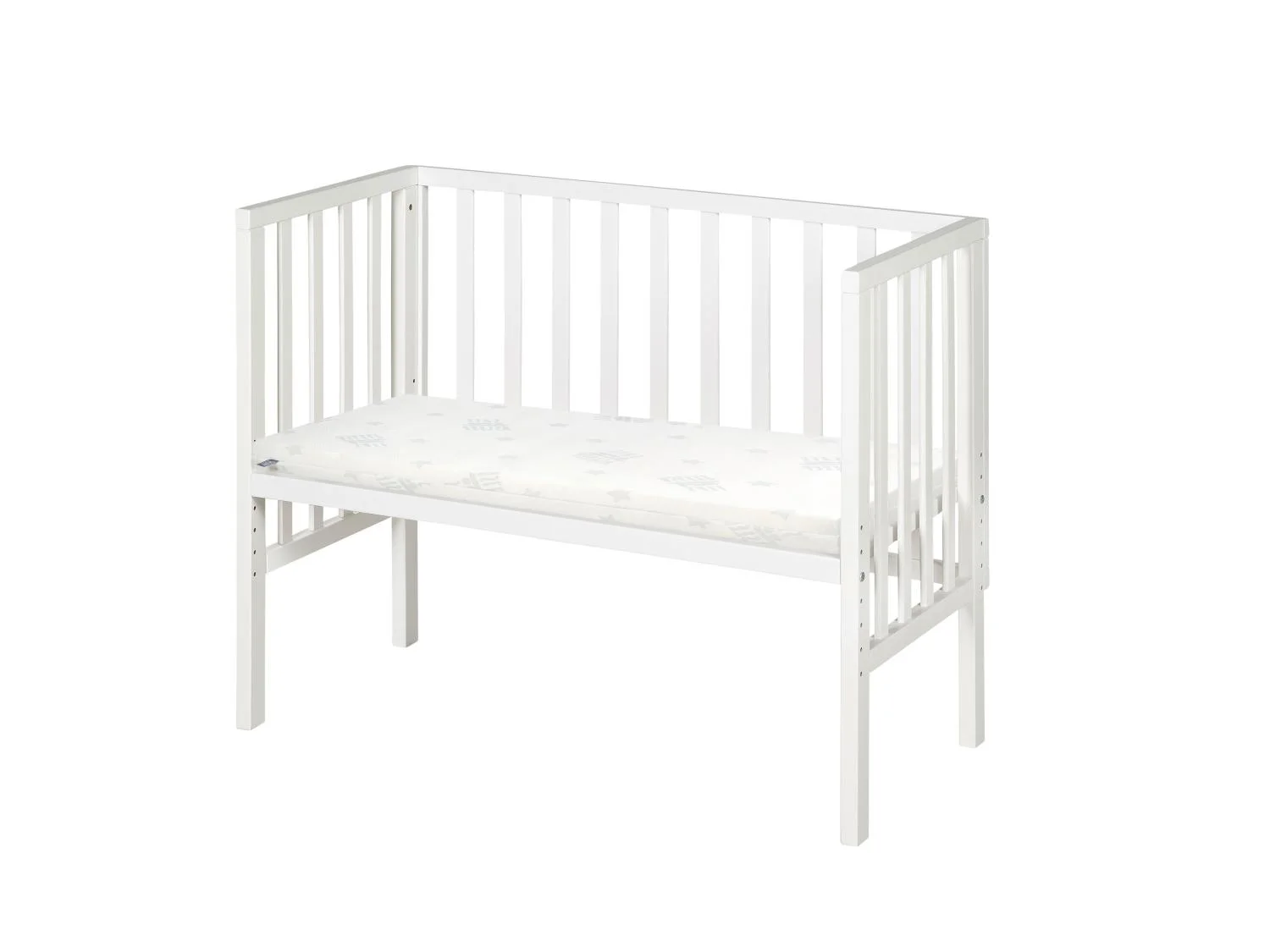 Lit cododo 2 en 1 avec barrière + matelas - Image 7