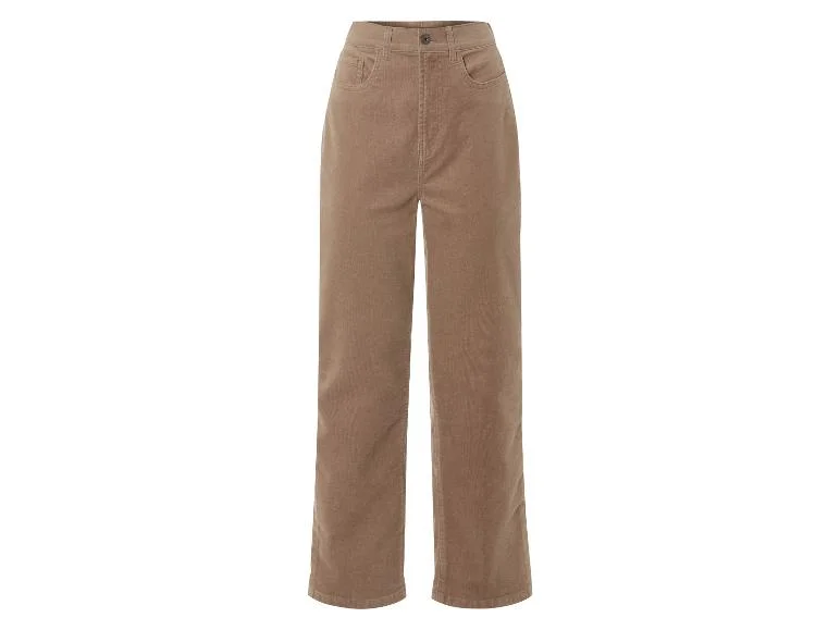 Pantalon en velours côtelé, coupe large et droite - Image 2