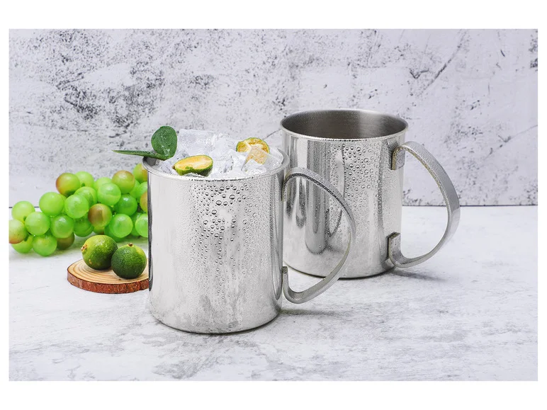 Set de tasses Moscow Mule en acier inoxydable - Image 10