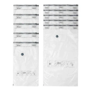 Lot de 10 sacs de rangement sous vide