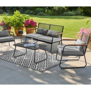 Salon de jardin, 4 pièces — SKU 1WNPY9SA5AZVXKDW