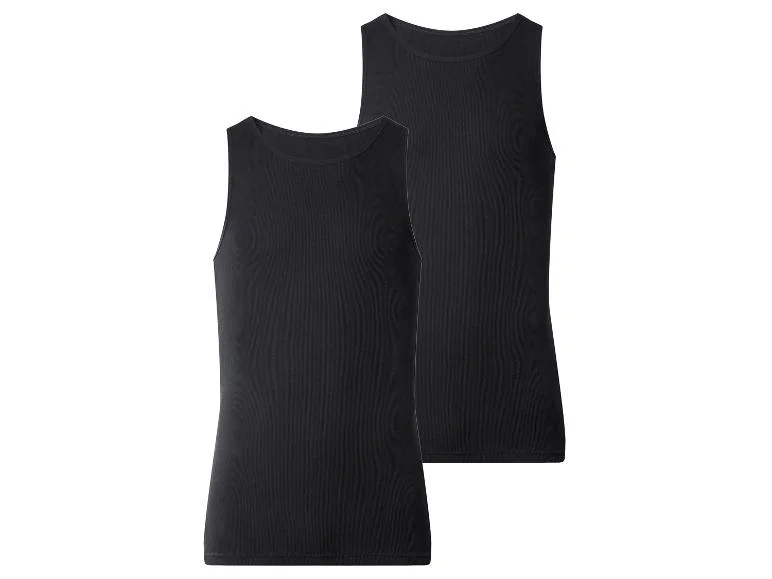 Débardeurs à double côte pour hommes, lot de 2 - Image 3