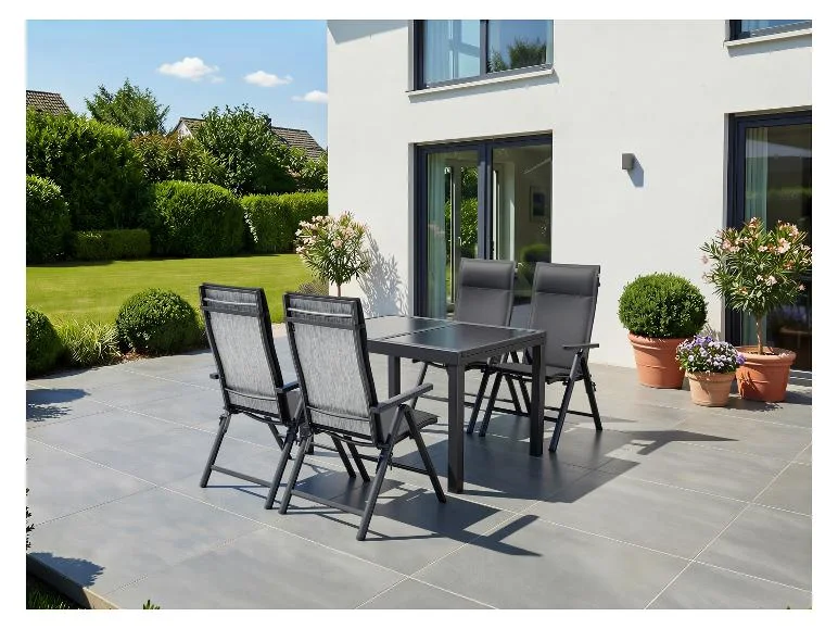 Lot de 2 fauteuils en aluminium Houston - Image 4