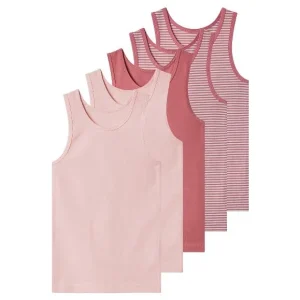 Lot de 5 maillots de corps petite fille