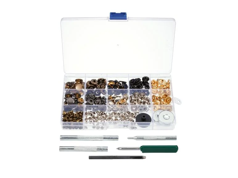 Set pince emporte-pièce/boutons-pression, 358 pièces - Image 5