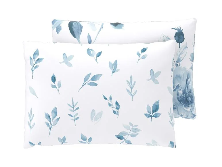 Lot de 2 taies d’oreillers en coton, 50 x 70 cm. - Image 8