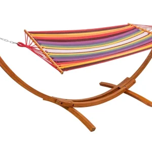 Hamac avec support en bois