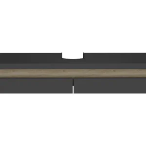 Meuble sous-vasque Oslo, 60 x 55 x 28 cm, anthracite — SKU I00YQ43TEA1BDUJ69