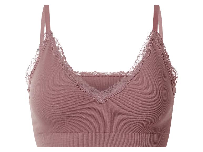 Brassière côtelée à dentelle femme — SKU QNKHAKPPLOLMIIP1G - Image 5