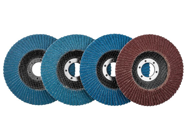 Set de disques ou Plateau auto-agrippant avec disques abrasifs, Ø 115 mm