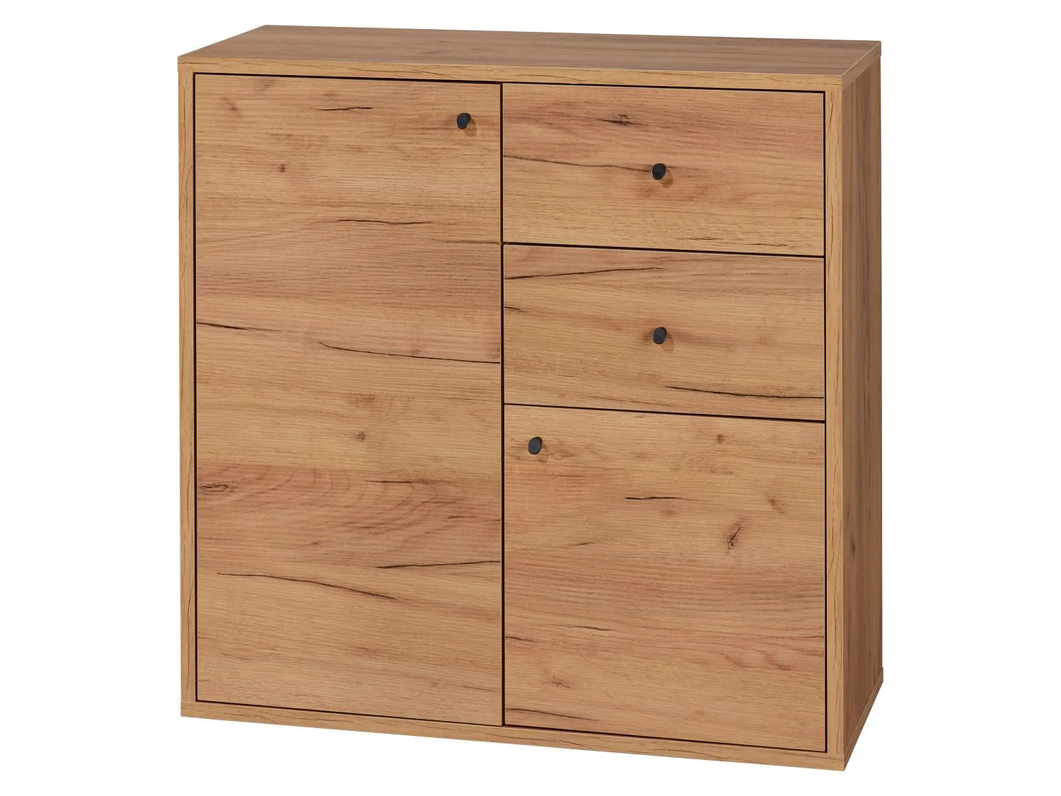 Commode Verona, 80 x 80 x 35 cm, imitation chêne - Image 8