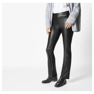 Legging effet cuir femme