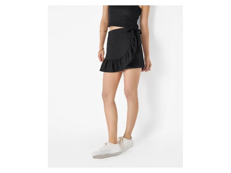 Jupe-short portefeuille femme - Image 6