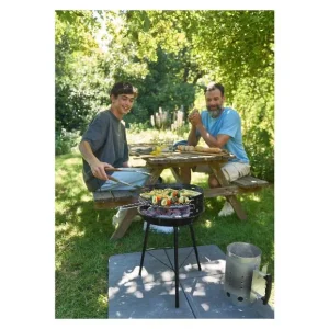 Barbecue rond au charbon de bois, Ø 33 cm