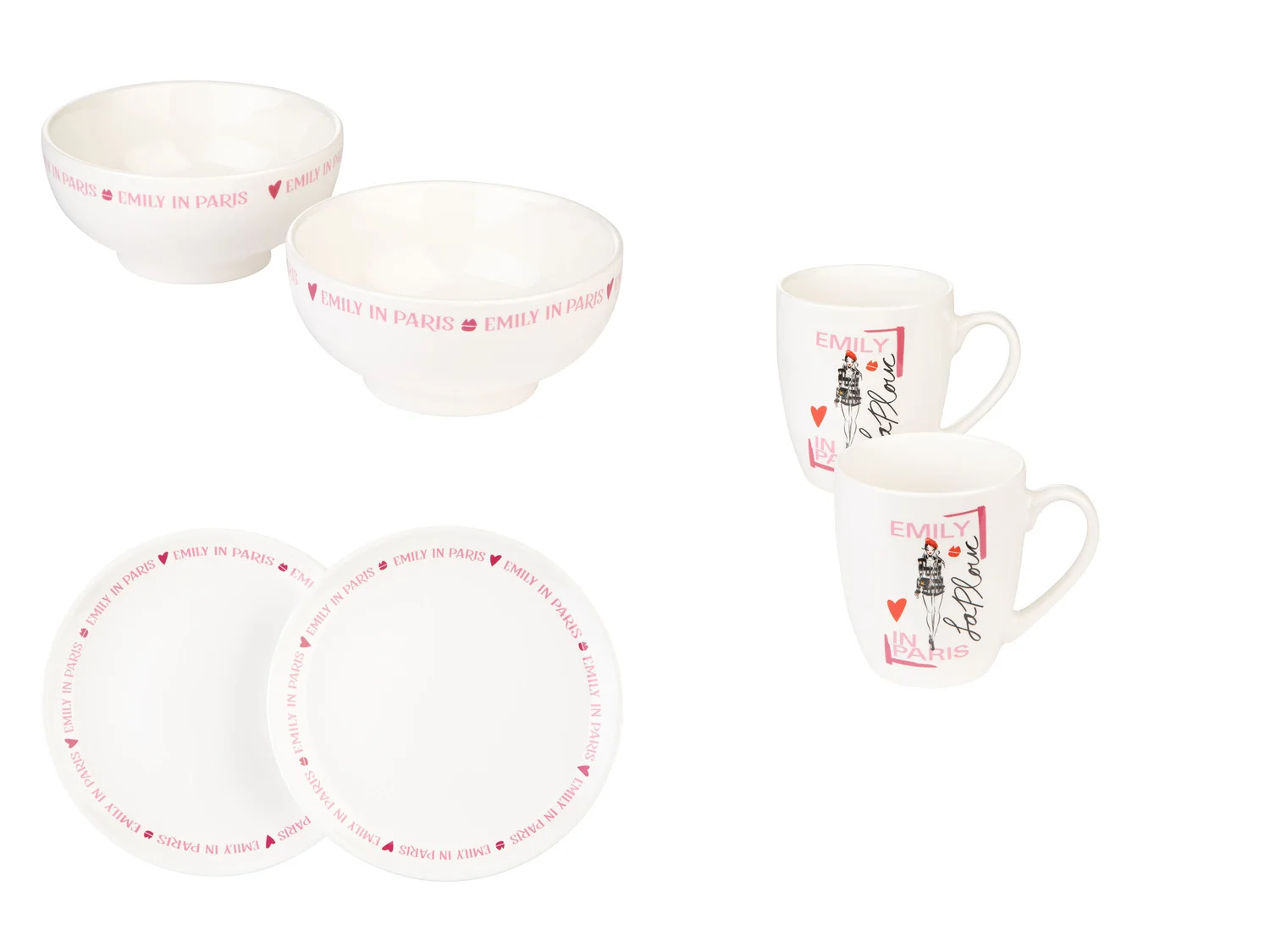 Set de tasses, assiettes ou bols Emily in Paris - Image 5