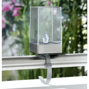 Torche ou balise solaire à LED, effet flamme, 0,06 W