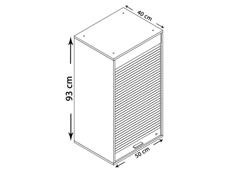 Armoire à dossiers Aktos, 50 x 93 x 40 cm - Image 2