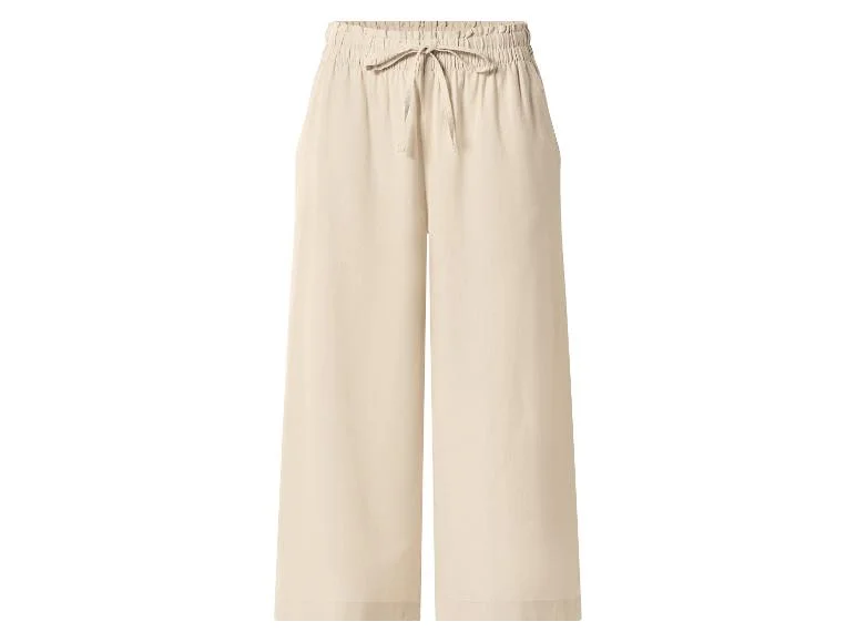 Jupe-culotte en lin Premium femme - Image 4