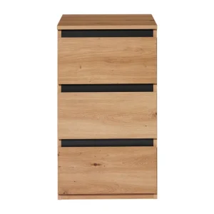 Commode Genève, 40 x 78 x 48 cm, imitation chêne