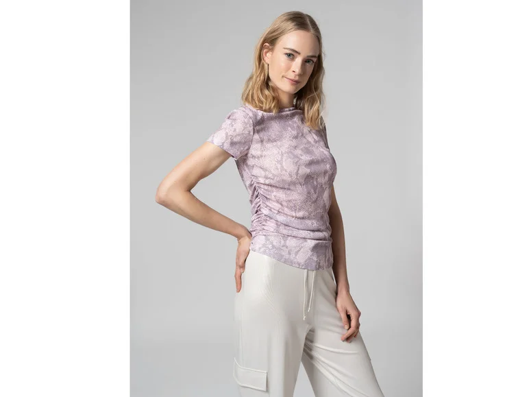 T-shirt femme en maille avec imprimé serpent femme - Image 7