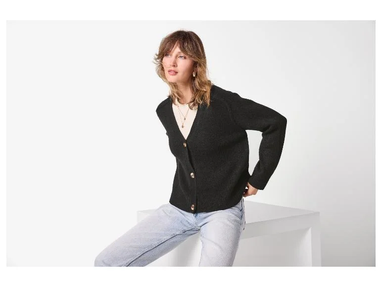 Cardigan en grosse maille femme — SKU IFSGGD8JY825RDRF - Image 8