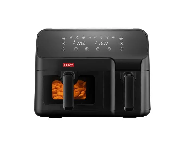 Friteuse à air chaud L, 2 compartiments, 5,1 l et 3,2 l, 2700 W. - Image 5