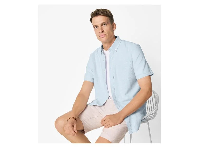 Chemise en lin Premium homme — SKU FLH7A7F0756RDUNVE - Image 16