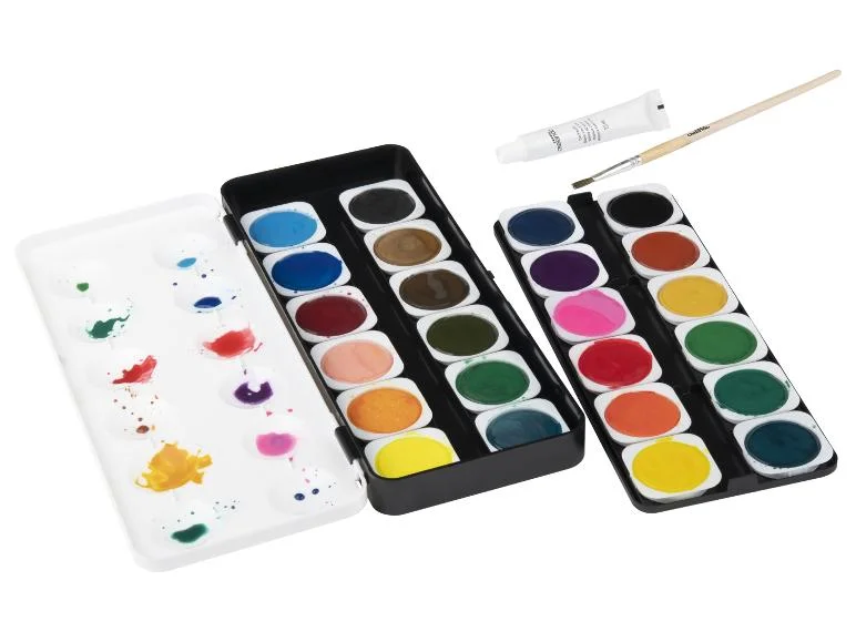 Boîte de peinture aquarelle, 24 couleurs - Image 2