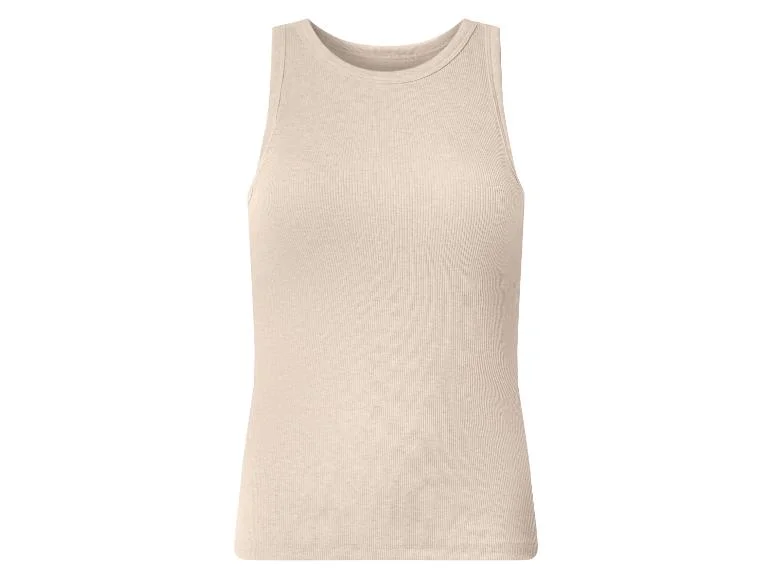Débardeur côtelé soutien-gorge intégré femme - Image 3
