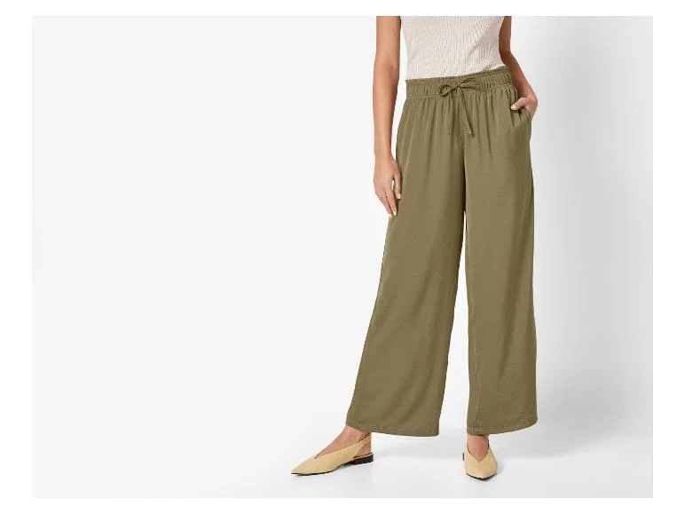 Pantalon en satin femme - Image 3