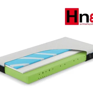 Matelas en mousse froide avec surmatelas intégré Schlafschön VS, 7 zones, H2, H3 ou H4