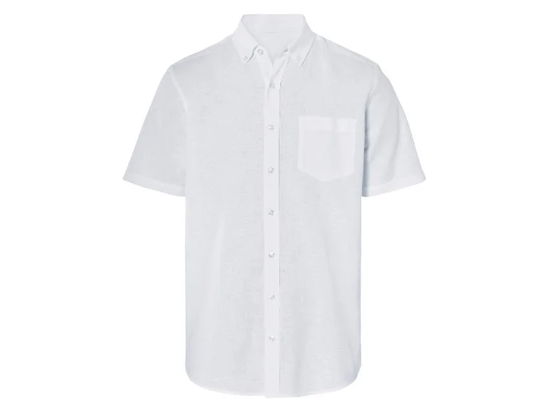 Chemise manches courtes en lin homme - Image 13