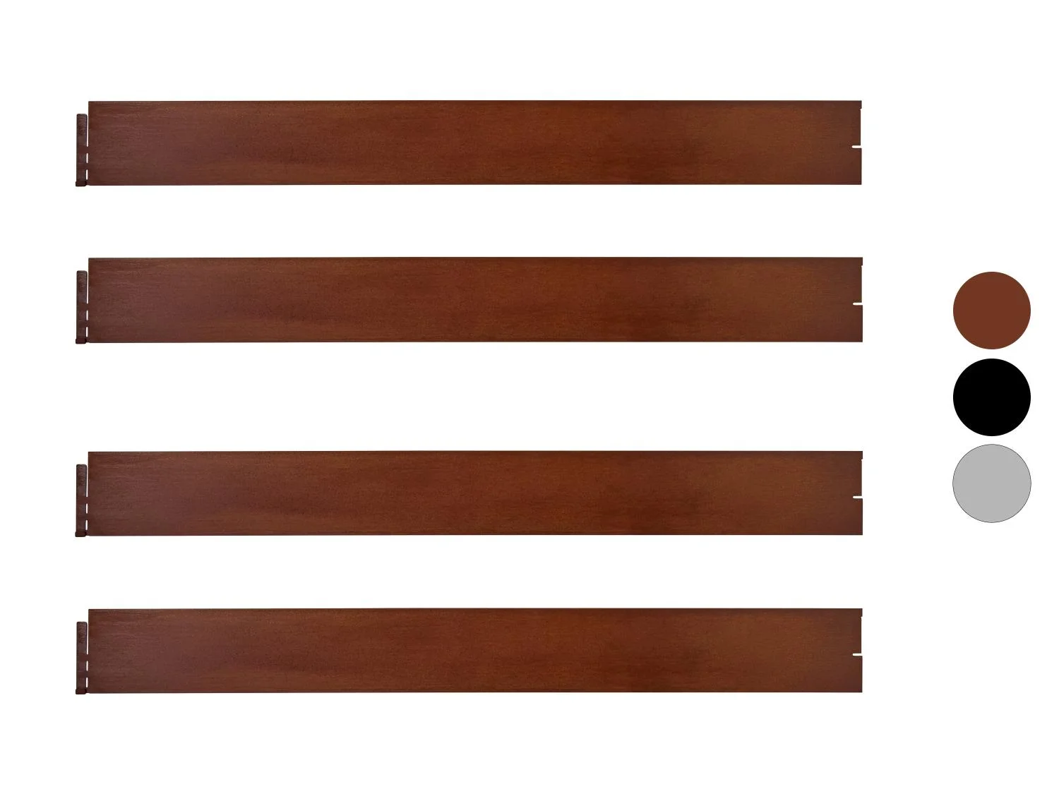 Lot de 4 bordures de jardin, 100 x 13 cm - Image 7