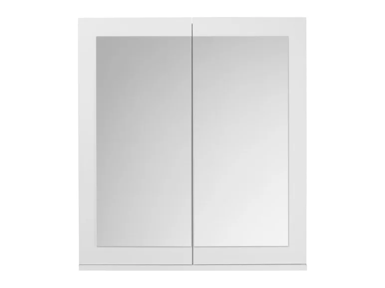 Armoire de toilette miroir Basel, 68,5 x 76,1 x 17 cm, blanche - Image 6