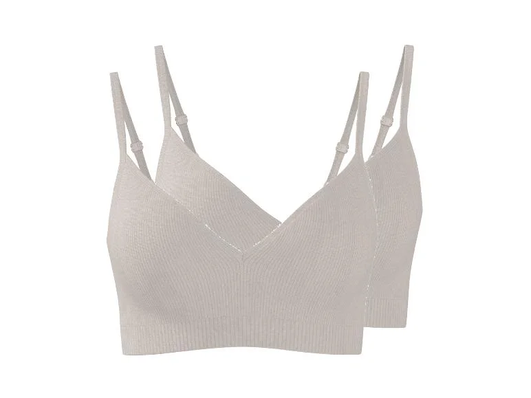 Lot de 2 brassières côtelées femme - Image 11