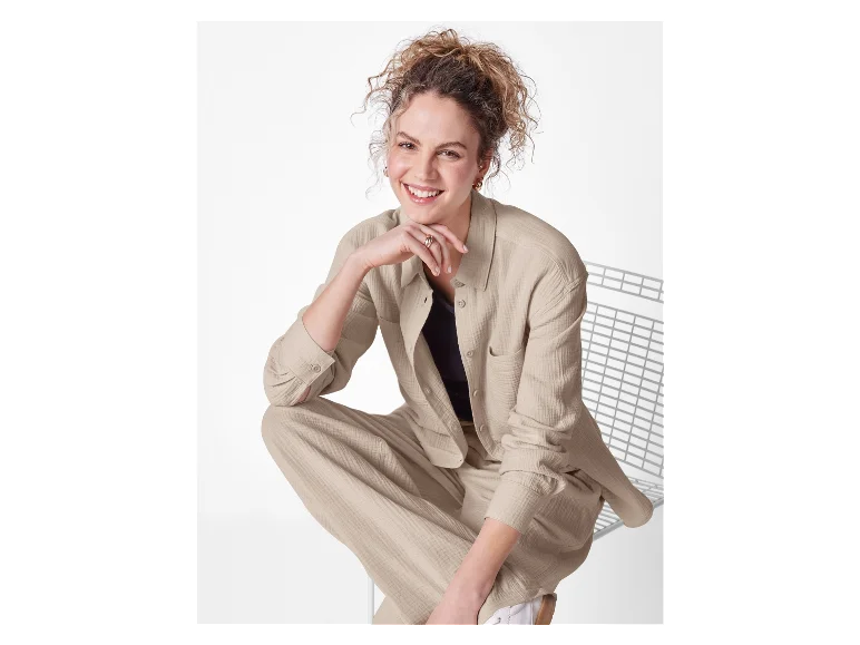 Chemise en mousseline femme — SKU EUZZ9EKUJY8B03DR - Image 5